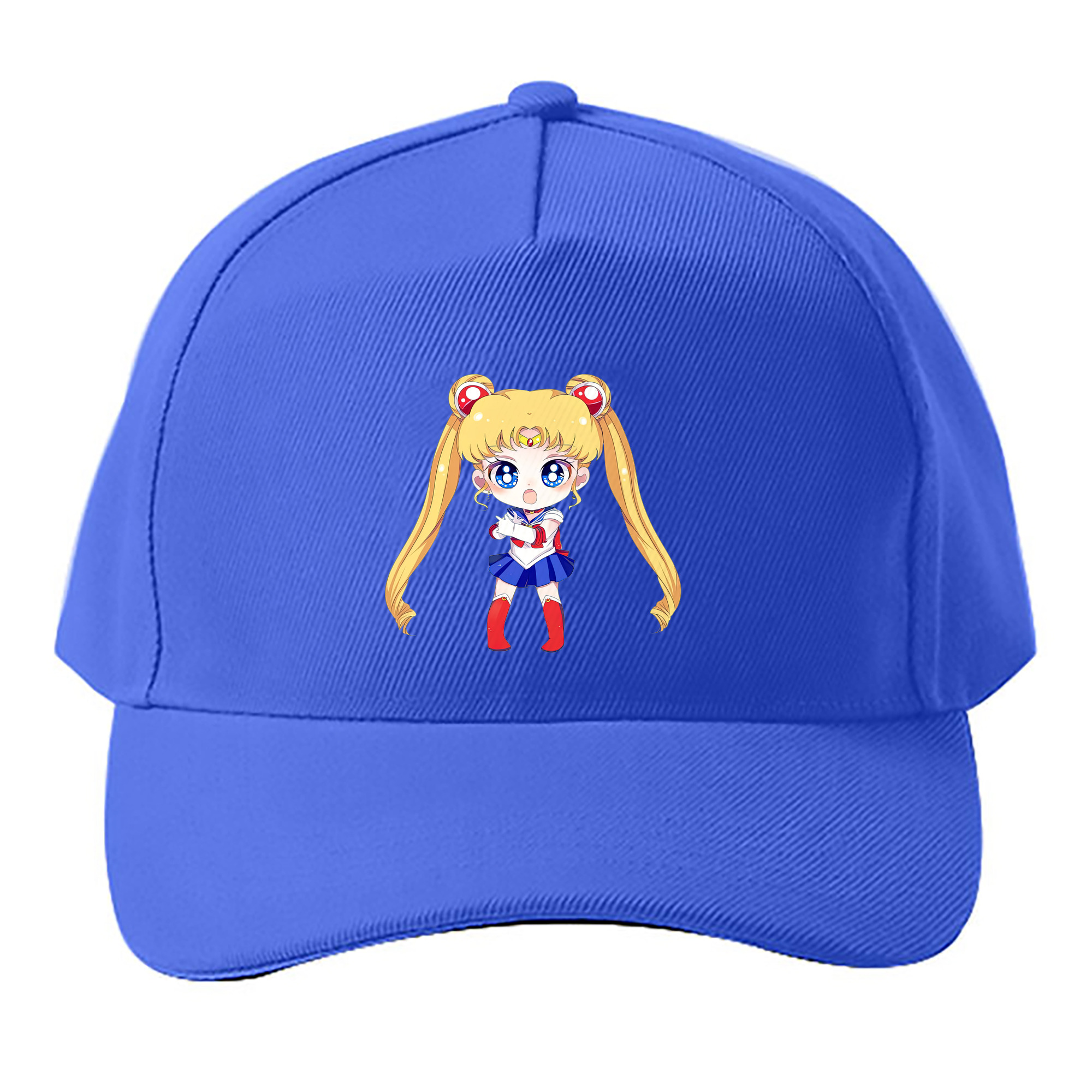 （画像用） 美少女戦士セーラームーン 月野 うさぎ つきの うさぎ Sailor Moon Tsukino Usagi ベースボールキャップ 綿100％ 男女兼用 帽子 スポーツ
